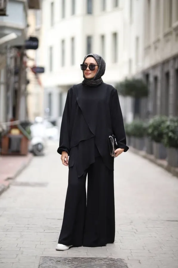 Stylish Fenne Tunic and Trouser Set – Effortless Modesty for Everyday Elegance
