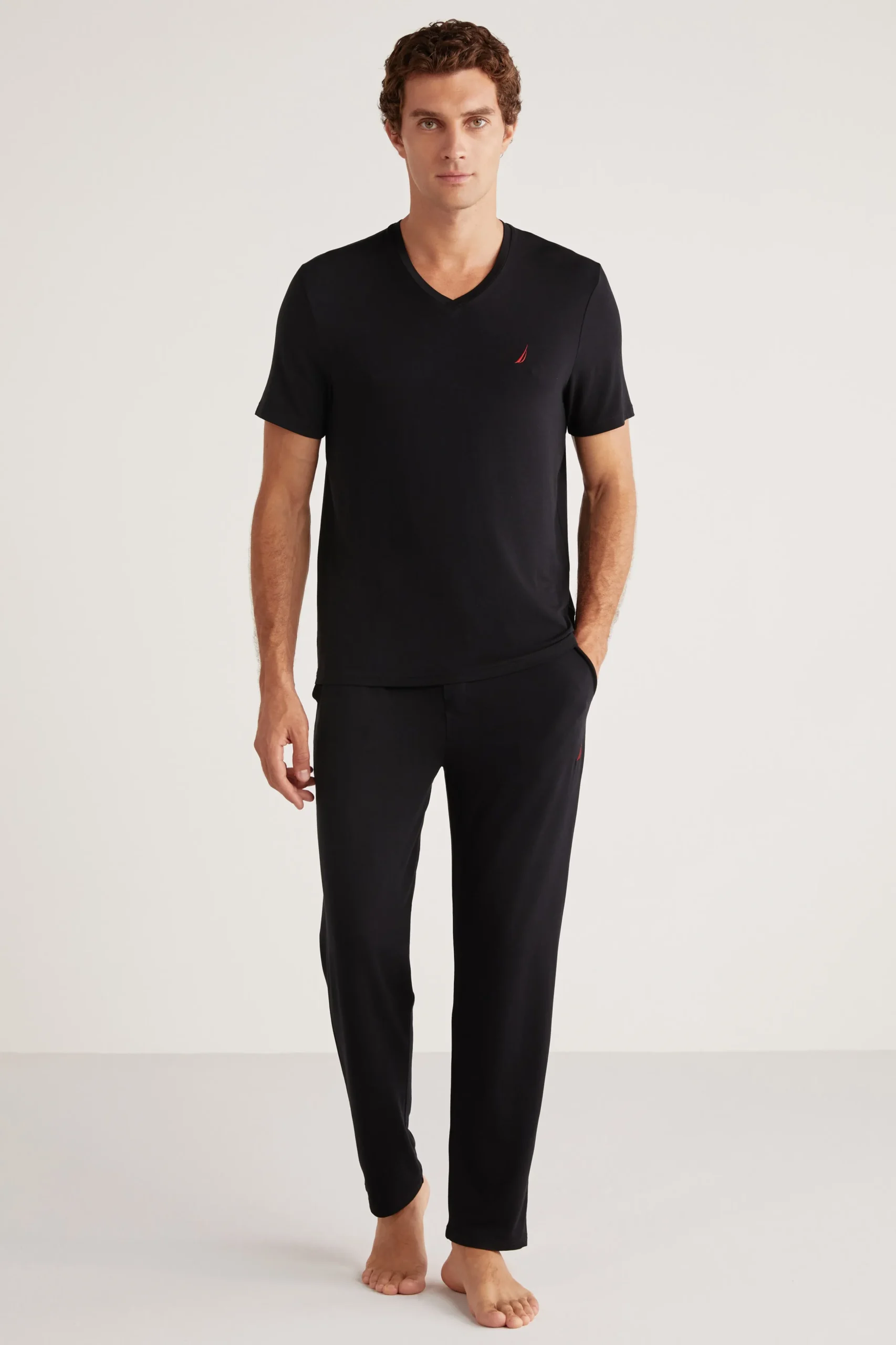 Enhance Comfort with Soft-Textured Pajama Set (M724)