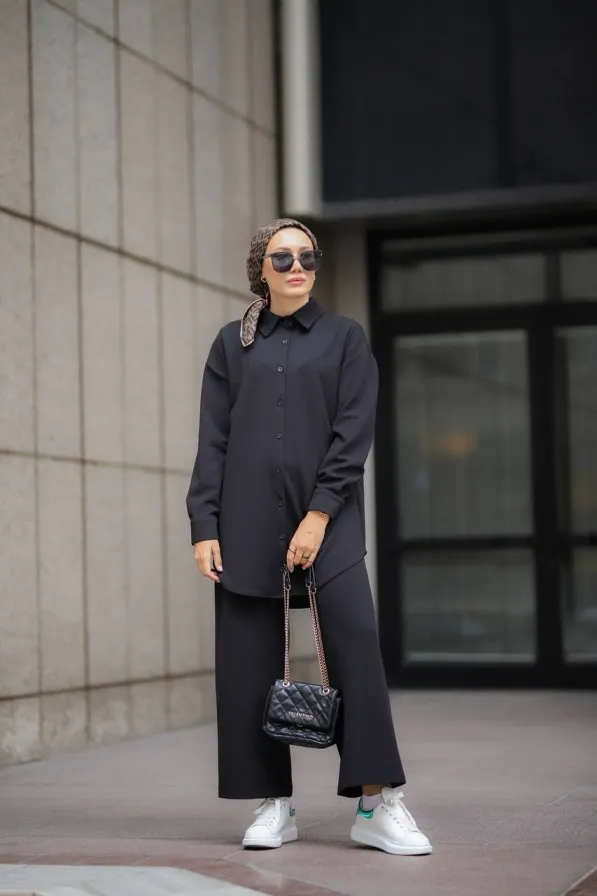 Stylish Hijab Hifa Tunic and Trouser Set – Modest Elegance