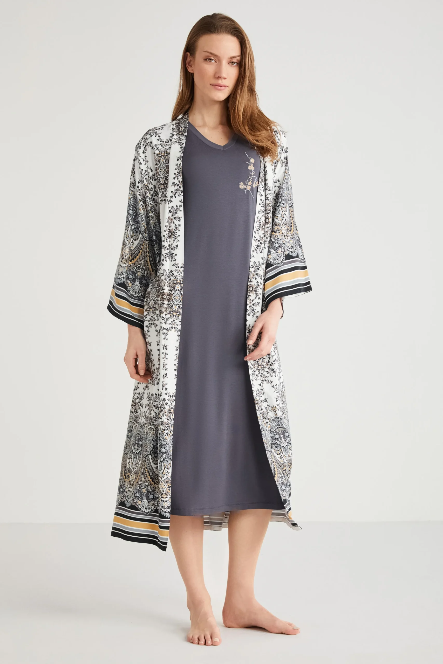 Comfort Dressing Gown Set 9717