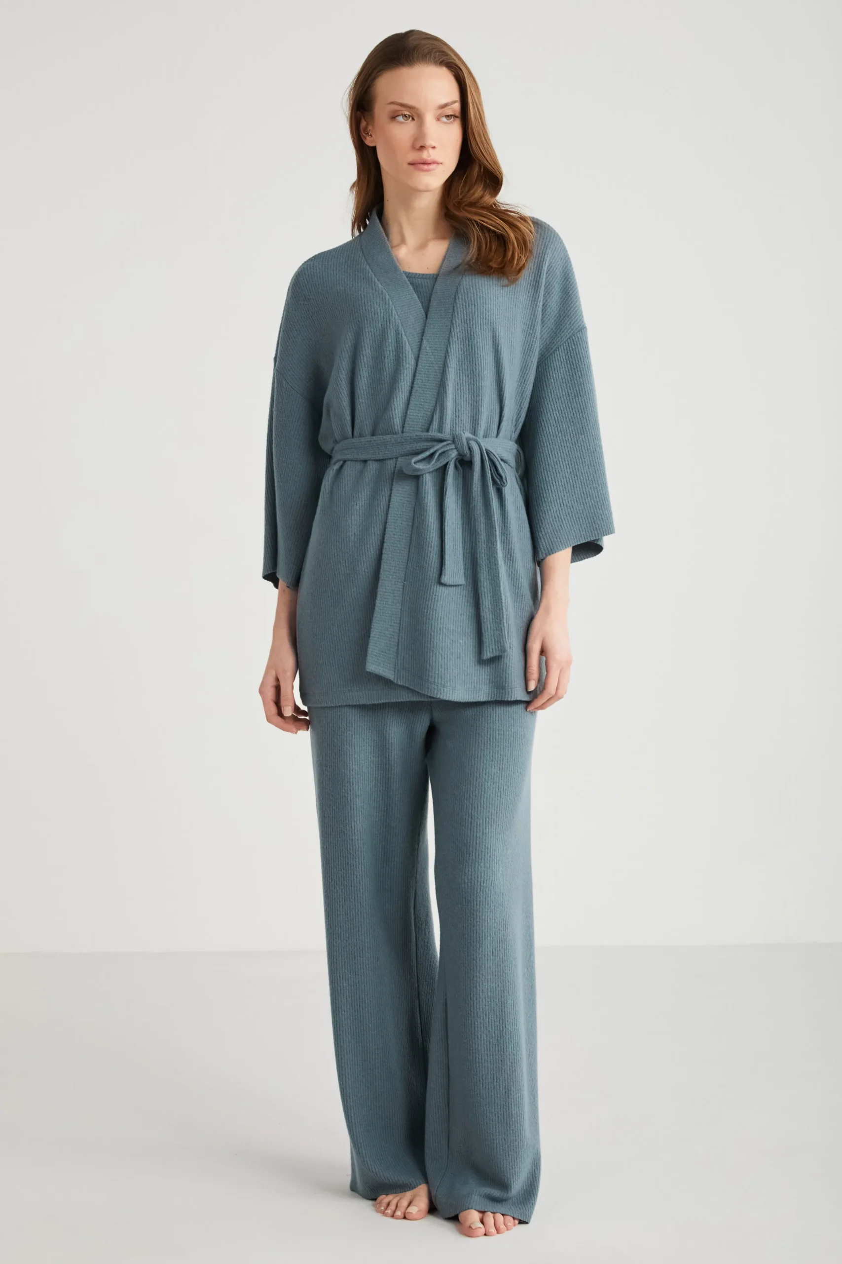 Comfort Lux Three-Piece Pajama Set 9529