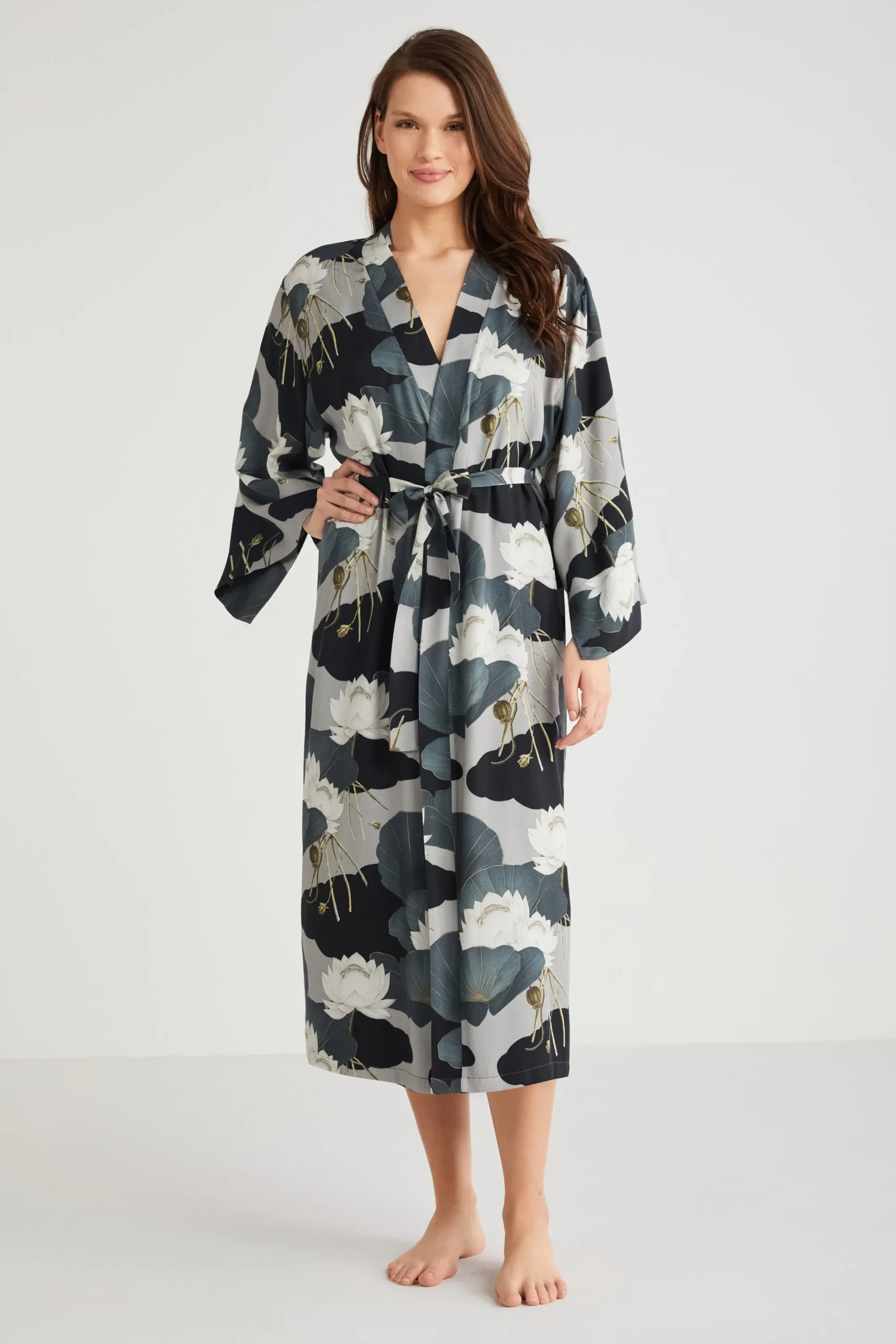 Lux Dressing Gown Set 9728
