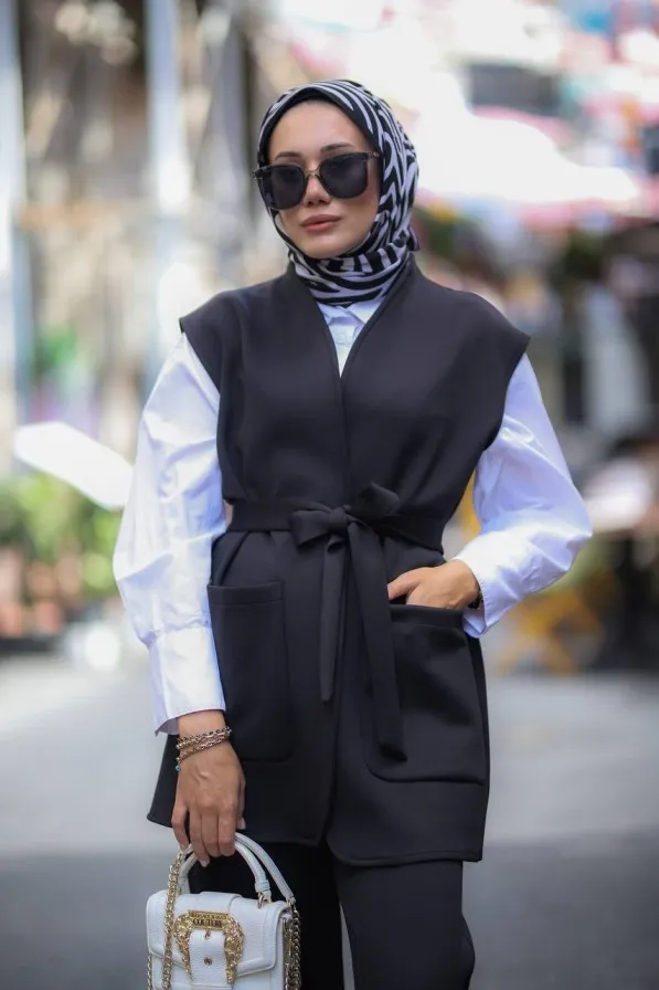 Chic Ponte Tunic and Trouser Set – Effortless Elegance
