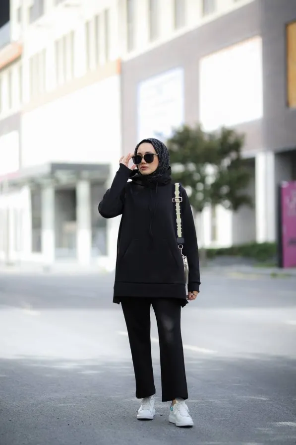 Elegant Venus Hijab Tunic and Trouser Set – Timeless Style