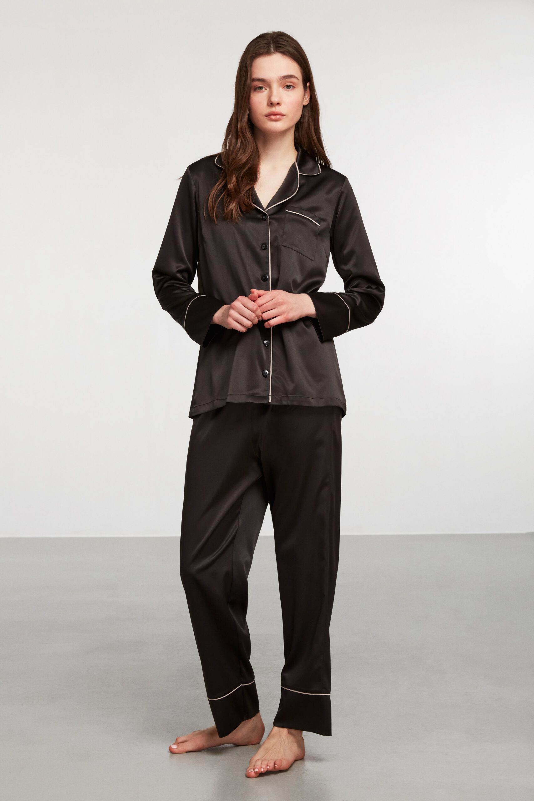 Elegant Women’s Satin Pajama Set