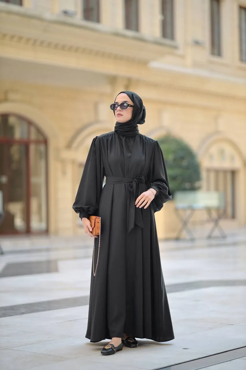 Elegant Hijab Premium Abaya – Model 536
