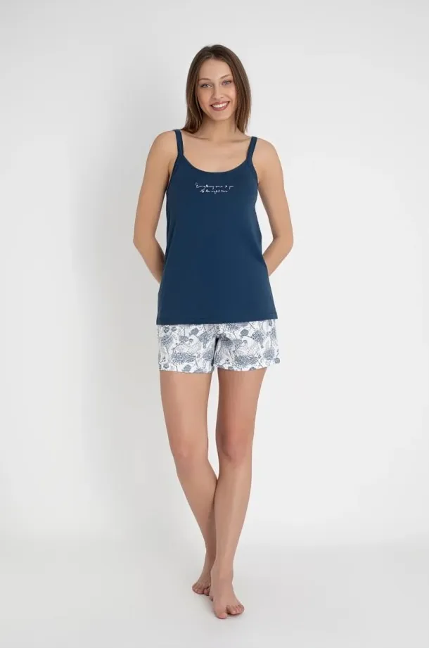 Coastal Breeze: Soft-Touch Summer Pajama Set 2754