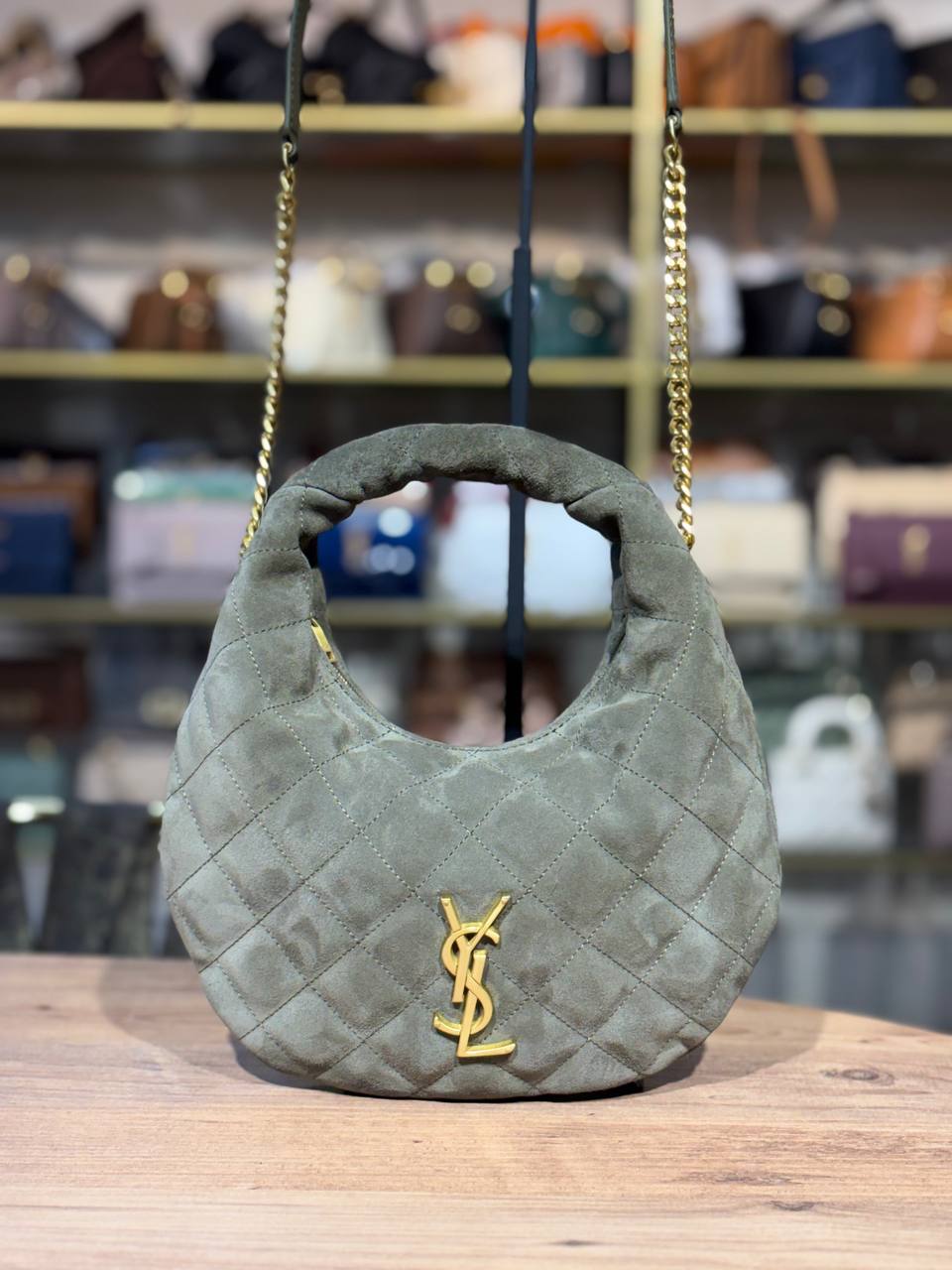 YVES SAINT LAURENT ICARINO SUEDE