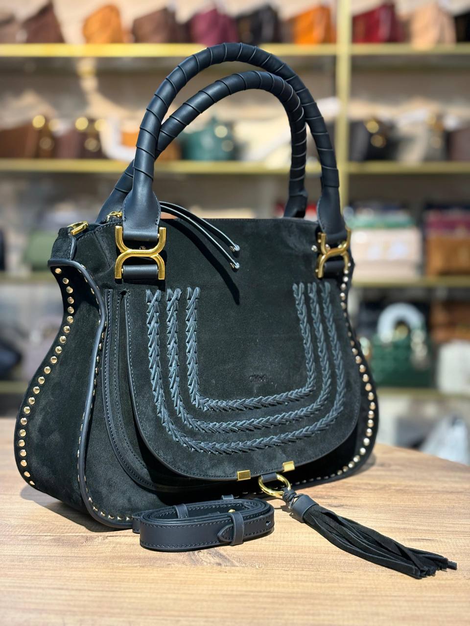 CHLOE MARCIE BAG SUEDE