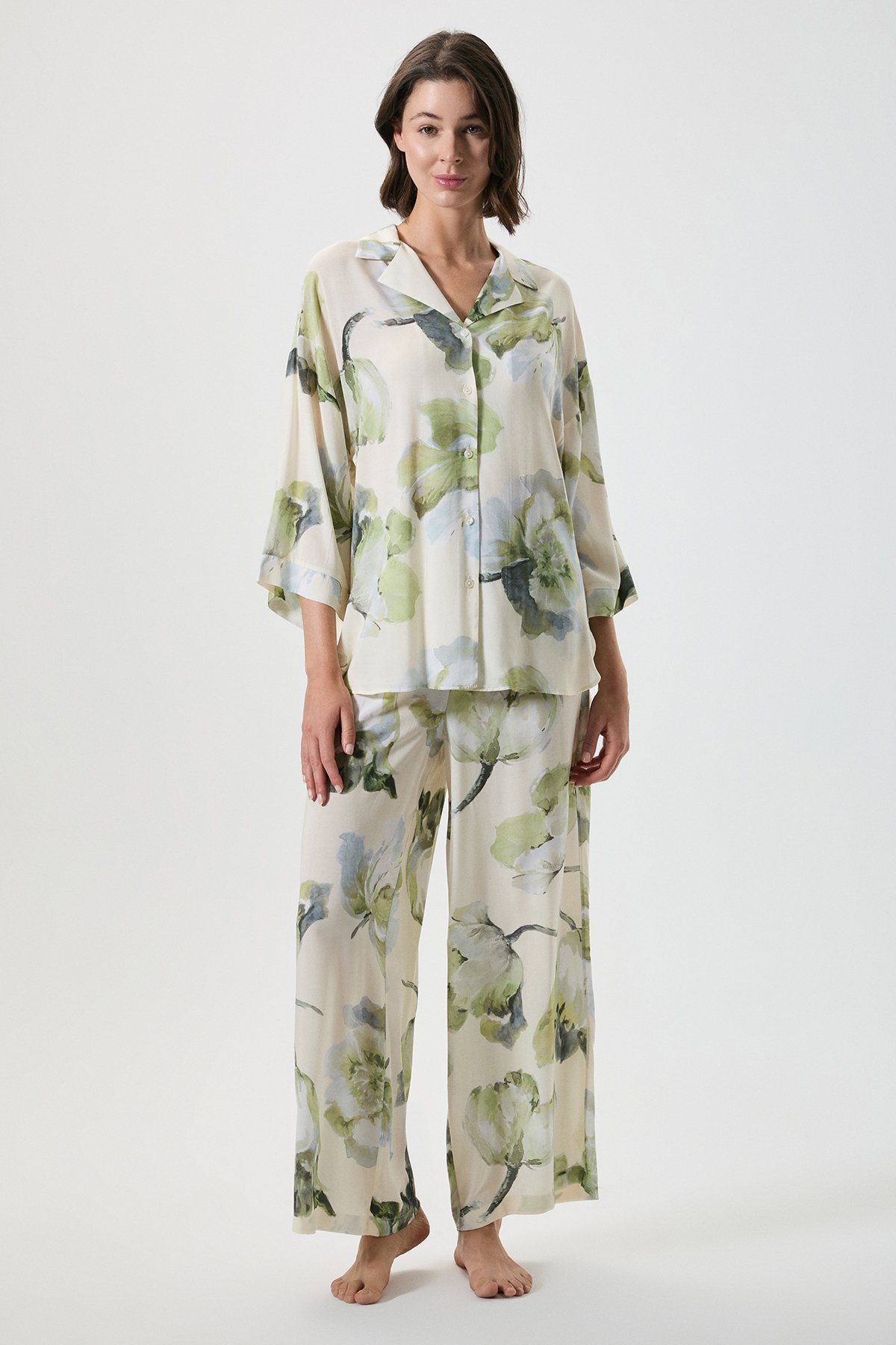 Oversize Shirt and Pants Set 20238