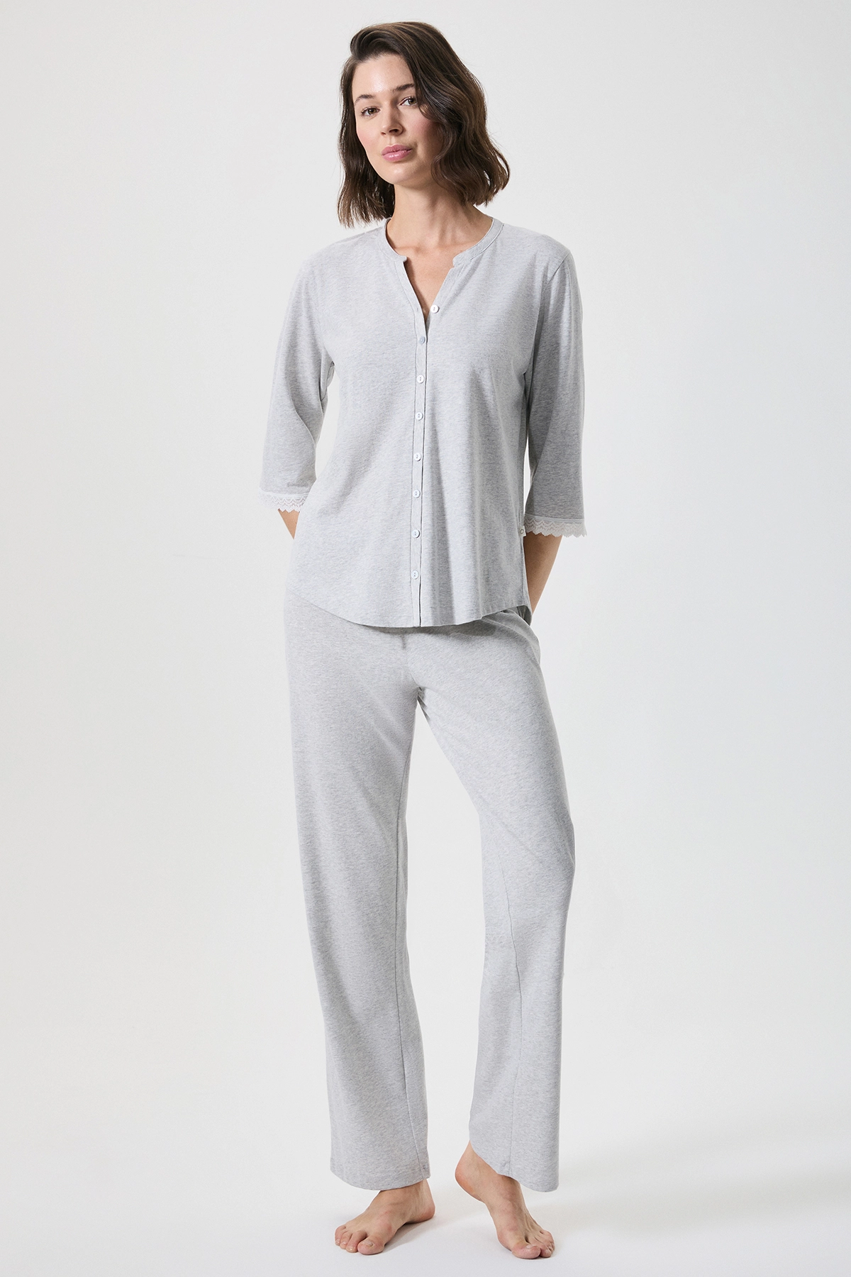 100% cotton maternity pajama set 10161