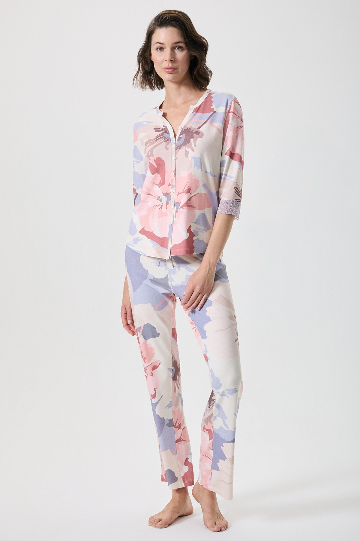 Adjustable Waist Maternity Pajama Set 20242